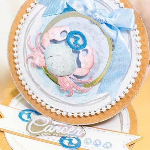 Cancer Constellations Series 2020 New Metal Cutting Dies Scrapbooking DIY Card Album Paper Decoration Craft Embossing Die