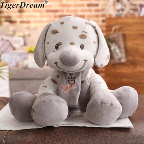 One Piece Kawaii Spot Dog Toy Sleeping Pillow PP Cotton Stufed Plush Cushions Children Birthday Present Creative Dolls 2 Size
