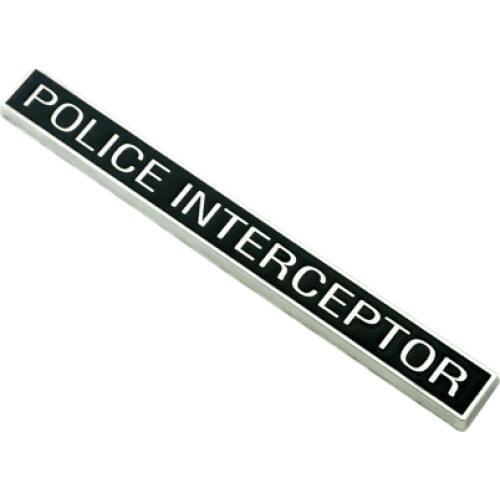 Auto Black police interceptor for 92-11 Crown Victoria Emblem Badge Sticker