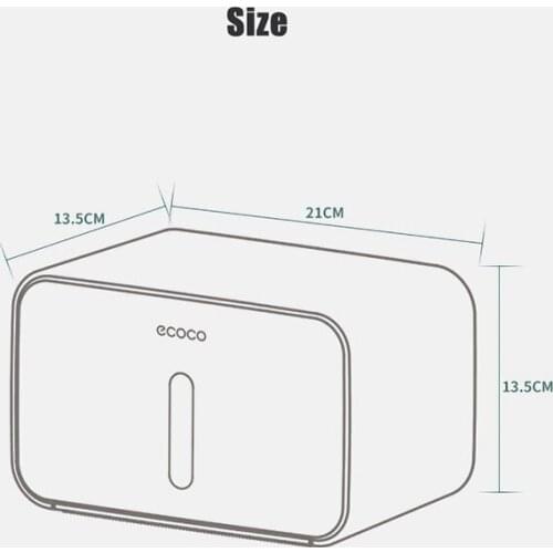 Portable Toilet Paper Holder For A Bathroom Waterproof Toilet Paper Holder Wall-mounted Tissue Box WC Bathroom Accessories