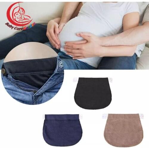 1 Pcs Adjustable Elastic Maternity Pregnancy Waistband Belt Waist Extender Clothing Pants For Pregnant Sewing Accessories