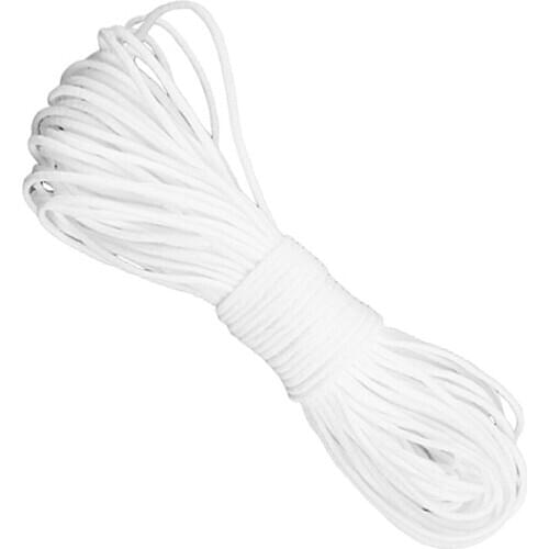 Crafts Flat Elastic Band, Braided Stretch Strap Cord for Sewing, Crafting, Earloop, 10.93yards