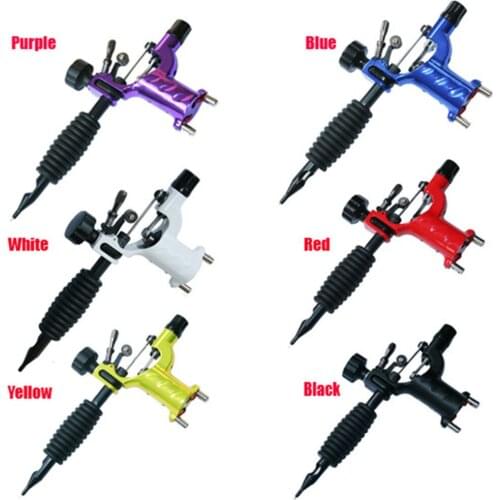7 Colors Dragonfly Rotary Tattoo Grip Shader & Liner Assorted Tatoo Motor Kits Supply For Artists Needle Grip tattoo