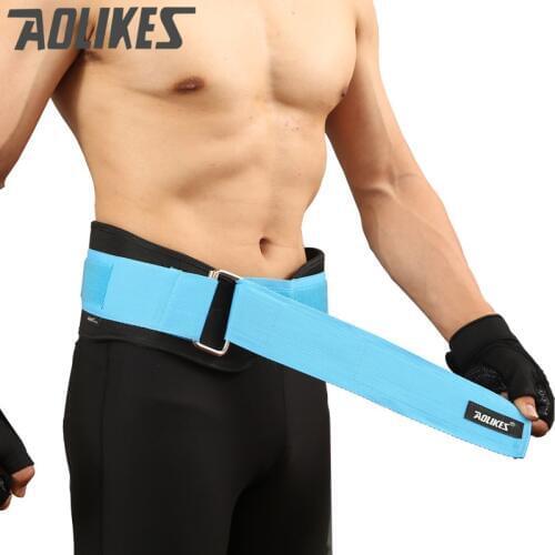 Aolikes Sports Waist Support Weightlifting belt Fitness Gym Back Brace support belt Bodybuilding Home Gym Fitness Training Belt