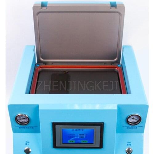 Vacuum Laminating Machine Defoaming Squeeze Tool LCD Screen Fully Automatic Mobile Phone Burst Screen Repair Equipment 220V/350W