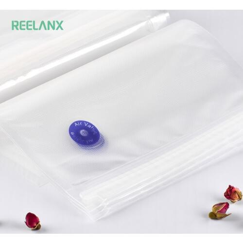 REELANX Vacuum Zipper Bags 10pcs /lot Reusable Food Storage Bags for Handheld Vacuum Sealer Sous Vide Precision Cooker BPA Free