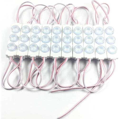 500pcs/lot Led Module DC12V IP65 Waterproof 3030 3leds injection Module 3W/model 120degree For Advertising Light,Led Backlight