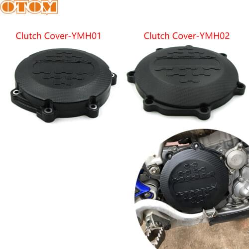 OTOM Black Motocross Engine Clutch Protection Cover Clutch Case Guard For YAMAHA YZ250F WR250F YZ250FX YZ450F YZ450FX WR450F