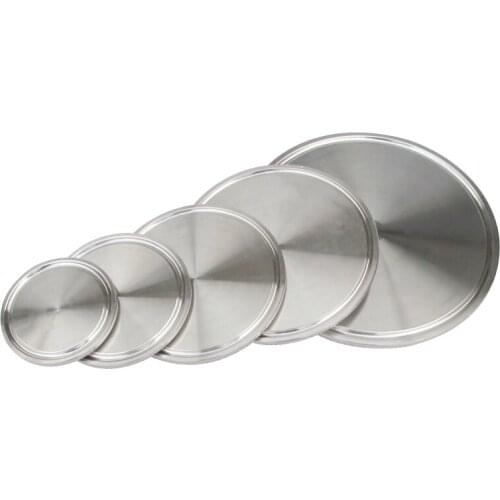 1.5'' 2'' 2.5'' 3'' 4'' 5'' 6'' 8'' 304 Stainless Steel Sanitary Ferrule Cap Tri Clover Clamp End Cap SS304