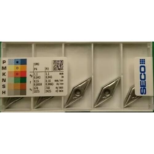 10PCS CARBIDE INSERT VNMG160408-M3 TP1501