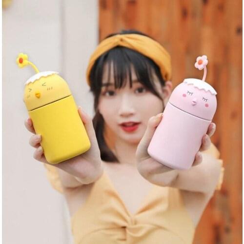 210ml Mini Thermos Cup Girls Coffee Cup Vacuum Tumbler Cup Student Hot Water Cup Childrens Thermos Creative Thermos Cup