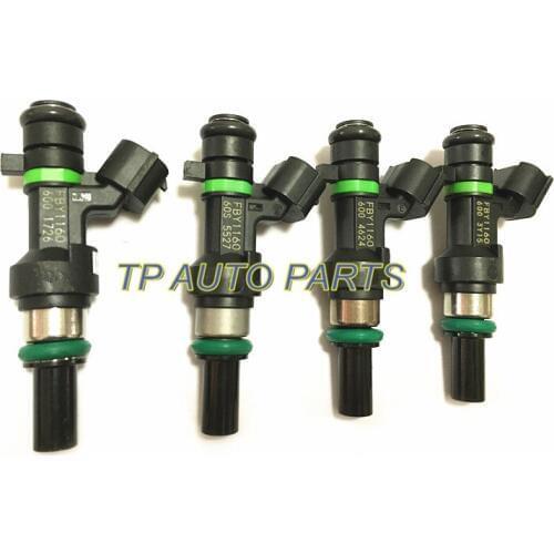4PCS Fuel Injector For 2009-2011 Ni-ssan V-ersa 1.6L L4 OEM FBY1160 16600-ED000