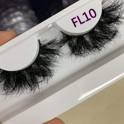 Rainsin Wholesale FL 50 Pairs 20mm Fluffy 3d Full Strip Mink 100% Cruelty Free Lashes Handmade Reusable Bulk Wispy Makeup Lashes