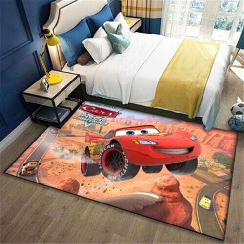 80x160cm Mcqueen Children Play Mat 3d Printing Rectangular Area Carpet Modern Home Decoration Living Room Carpet Floor Mat