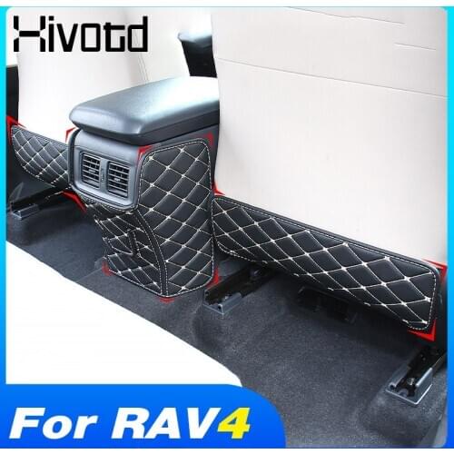 For Toyota Rav4 2019 2020 Accessories Car Seat Back Anti Kick Mat Protection Clean Pad Interior Decoration Anti-Dirty Mat Parts