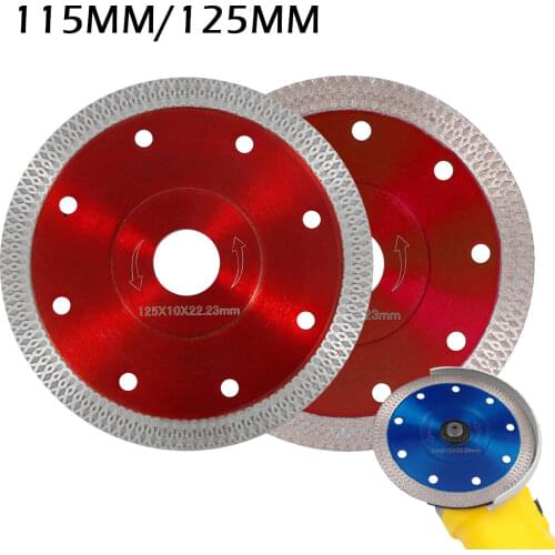 115/125 Mm Diamond Dry Cutting Blade Disc Porcelain Ceramic Tile Turbo Thin Grinder Wheel for Marble Machine,angle Grinder