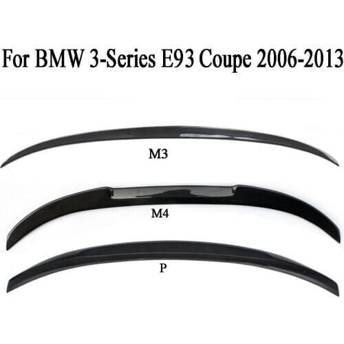 Car Carbon Fiber Rear Wing Trunk Lid Spoiler Wing For BMW 3-Series E93 Coupe 2006 2007 2008 2009 2010 2011 2012 2013