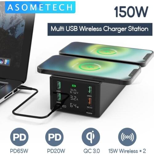 Fast Charging USB Charger QC PD USB C Charger Type C Phone Charger Wireless Chargers For iPhone 12 11 Samsung Huawei iPad Tablet