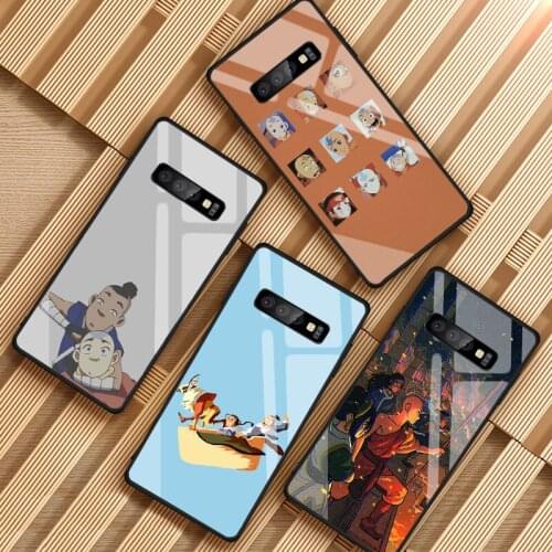 Avatar the last airbender Tempered Glass Phone Case For Samsung Galaxy S8 S9 S10 S20 PLUS J8 J6 J4 2018 NOTE 8 9 10 Cover Shell