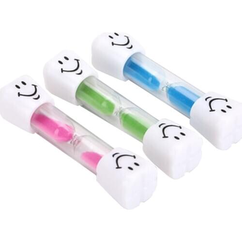 Children Kids Toothbrush Timer Hourglass Sand Clock Egg Timer 3 Minutes Timer For Tea/Cafe Hot