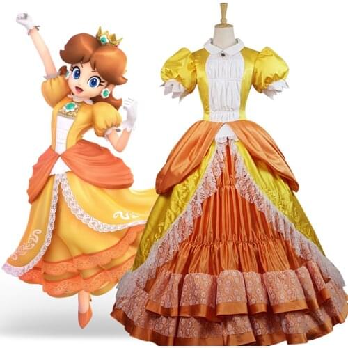 Daisy Princess Dress Party Fancy Evening Dress Ball Gown Halloween Dress Cosplay Costume C018