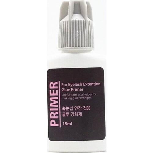 Hot free shipping 15ml Glue Primer Used on Roots of False Eyelashes Make Eyelash Glue stronger Keep Lashes Stay Longer 10pcs