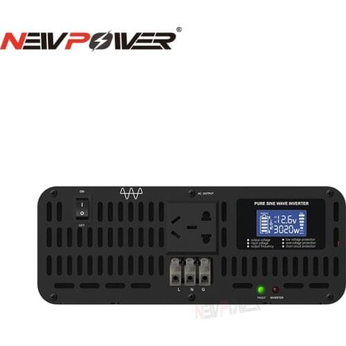 Pure Sine Wave Inverter Power 3000w DC 12v 24v 36v 48v 60v 72v to AC 220v 110v Car Inverter Converter WITH LCD Display frequency