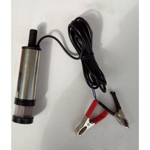 1Pc hydraulic pump DC 12V 24V 38mm Diesel Fuel Water Oil Transfer Refueling Submersible Pump For Camping fishing Portable