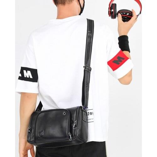 Bag Genuine Crossbody Leather Cowhide Male Casual Design Men Casual Fashion Shoulder Messenger Satchel Bag For Wild Atmosphere