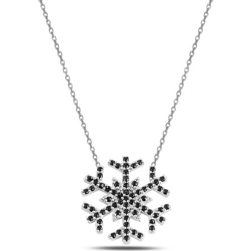 Silver Snowflake Necklace