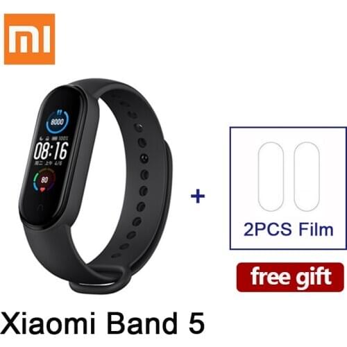 Xiaomi Band 5 Sleep Monitor Fintess Tracker Mi Band 5 Smart Wristband Color AMOLED Screen With APP Control