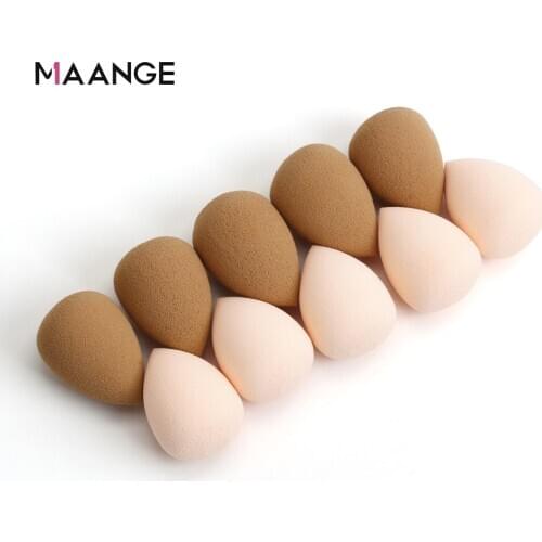 MAANGE 4/5/10 Pcs Makeup Sponge Cosmetic Beauty Puff Foundation Powder Concealer Cream Blending Cute Make Up Soft Water Sponge