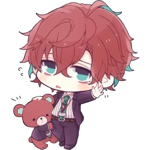 Three Ratels QC244 Hypnose microphone cute illustration Cute cartoon wall stickers anime car hood sticker laptop decal