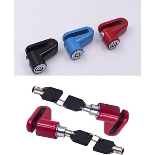 Anti-theft Brake Disc Disk Rotor Safety Lock for Motorcycle Scooter Bike Steel Mountain Road Brake Disc Brake Wheel Lock