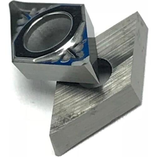10pcs DCGT070202 DCGT070204 DCGT11T302 DCGT11T304 DCGT11T308 PCD CBN Diamond Inserts Blade Internal Turning Tool