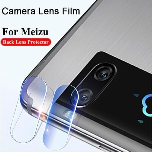 2pcs Camera Len Glass for Meizu 17 17pro 16 16Plus 15 15Plus Protective Glass Screen Scratch-proof back protector Camera Glass