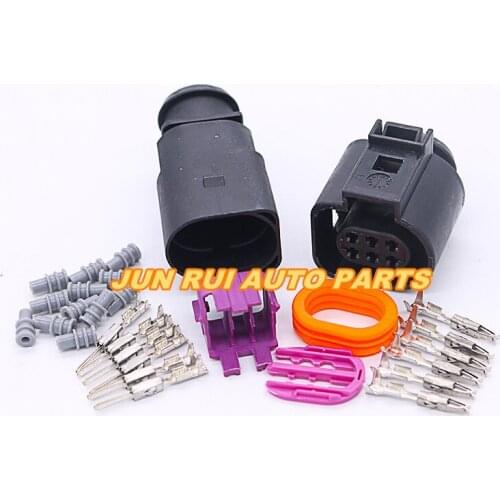 6 Pin Male and female 1.5mm car position sensor connector,Auto restrictor/Throttle plug connector for VW Audi
