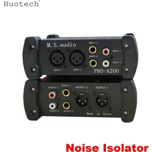 Nuotech Audio Isolator Professional Signal Headphone Speaker Interference Sound Current Buzz Noise Canceller