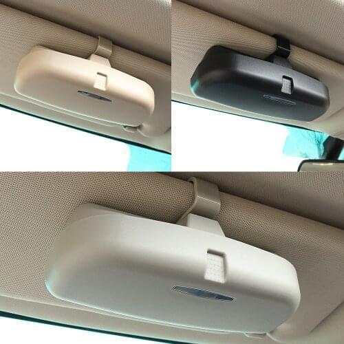 Car Glasses Box Storage Holder Sunglasses Case for hyundai getz skoda octavia a7 mitsubishi sportback outlander toyota
