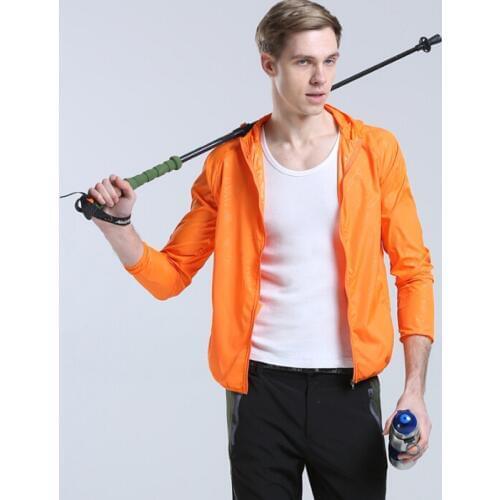 Unisex Summer Outdoor Quick Dry Sun-Protective Jacket Plus 4XL Hiking Camping Running Fishing Waterproof Clothing Protection UV