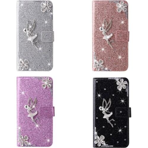 Wallet Card Slot Diamond Flip Leather Case For Samsung A71 A51 A91 A81 A70 A50 A60 A40 A30 A20 A10 A10S A20E A10E M10 M40 Cover