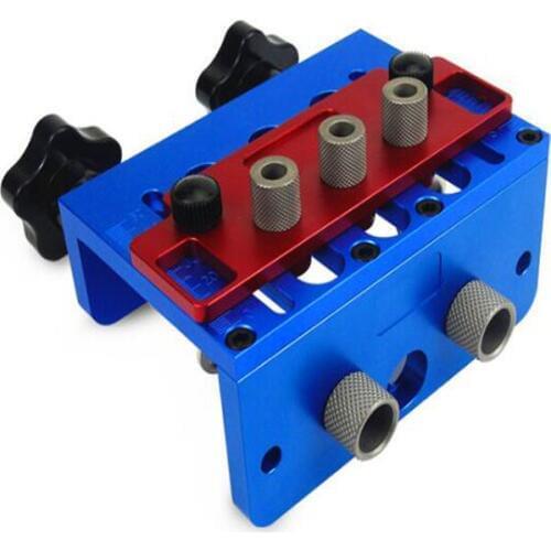 Woodworking Three-in-one Punch Locator Hole Opener Boring Puncher Woodworking Puncher 08350-S