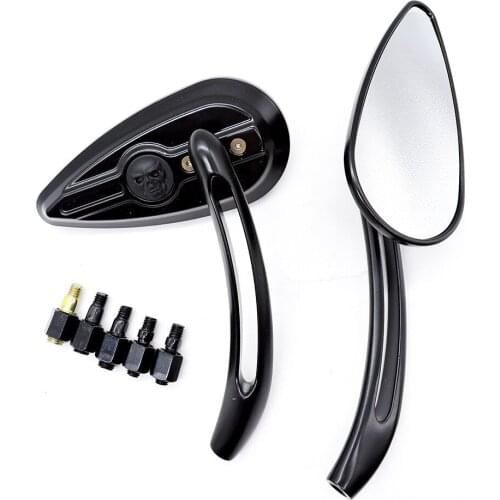 Electric vehicle Motorbike Outside Rear View Left & Right Side View Mirrors For Harley xl88310MM 8MM general purpose