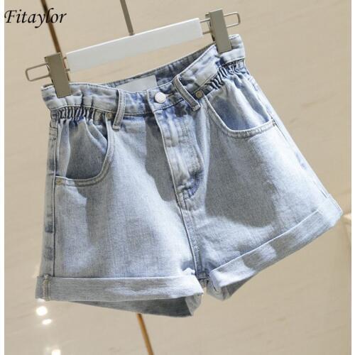 Женские джинсовые шорты Fitaylor China At AliExpress