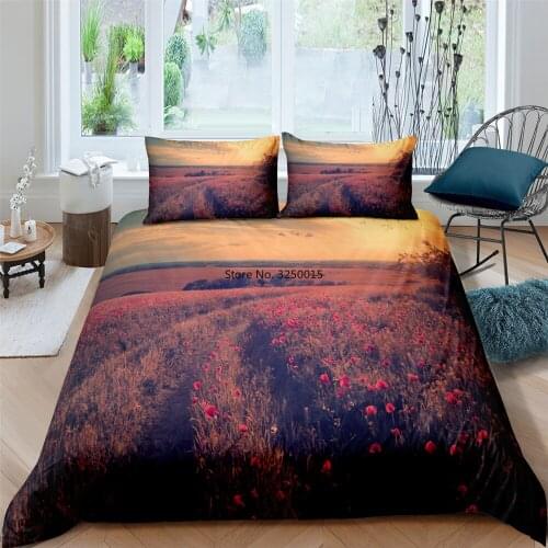 Children Adults 3D Bedding Set Love Tree Print Single Double Scenery Twin Full Queen King Duvet Cover with Pillowcase Set