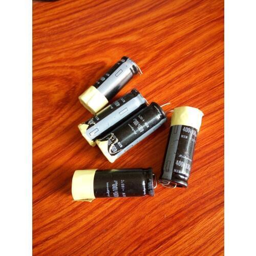 100% original new stock clearance sale Electrolytic Capacitor RUBYCON 15X45mm 400V100UF AliExpress Standard Shipping