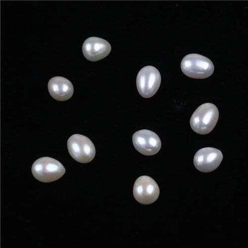 Best quality 10*12mm loose freshwater rice pearl for making jewelry
