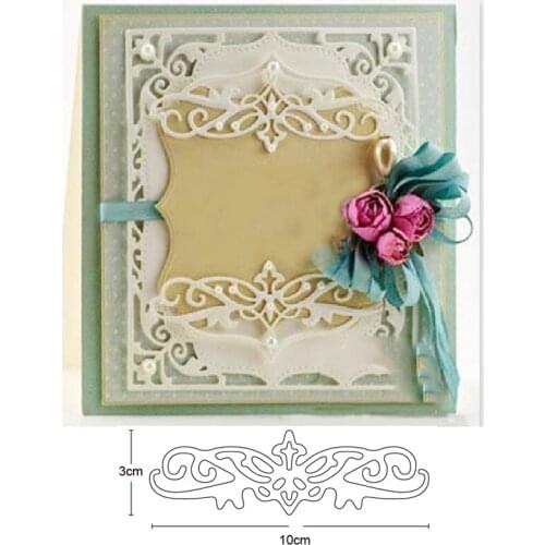 Metal cutting dies etch stripe border cut die mold decoration Scrapbook paper craft knife mould blade punch stencils dies