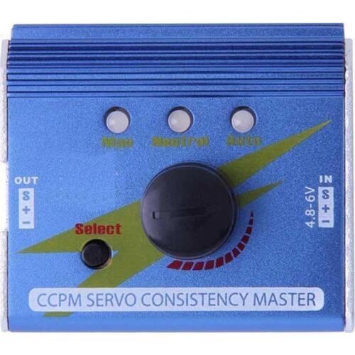 Multifunction Servo Tester 3 in 1 CCPM 3-Channel ESC Servo Tester for RC Aeromodelling Plane Car Boat 3 modes to check servos