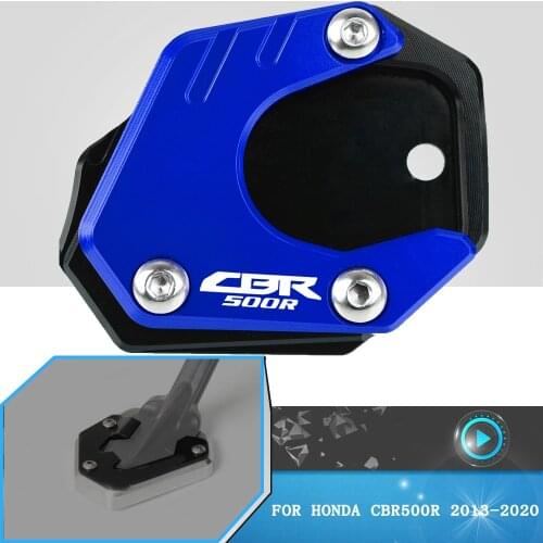 Motorcycle Foot Kickstand FOR HONDA CBR500R 2013-2016 2017 2018 2019 2020 Motocross Side Stand Enlarge Extension CBR 500 R 500R